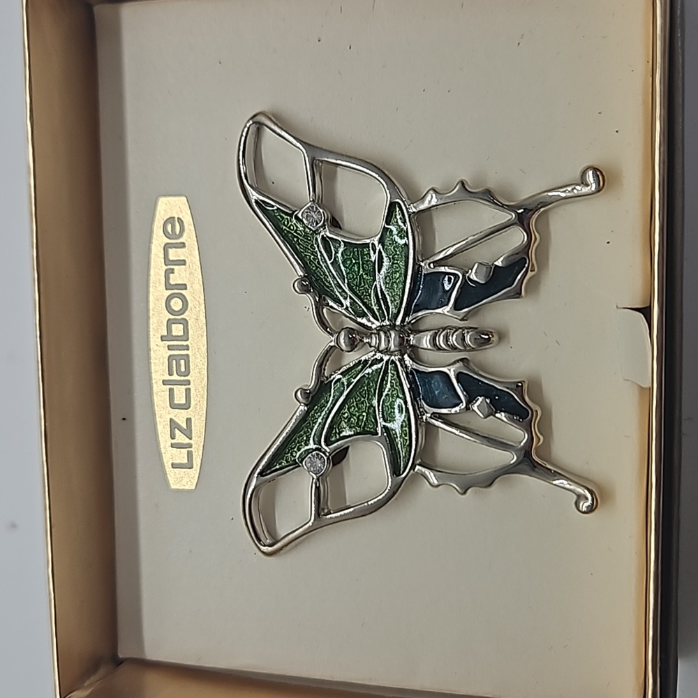 Liz Claiborne Butterfly Pin NWT
